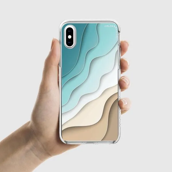 iPhone Case - Abstract Blue Sea And Beach