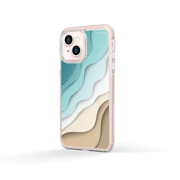 iPhone Case - Abstract Blue Sea And Beach