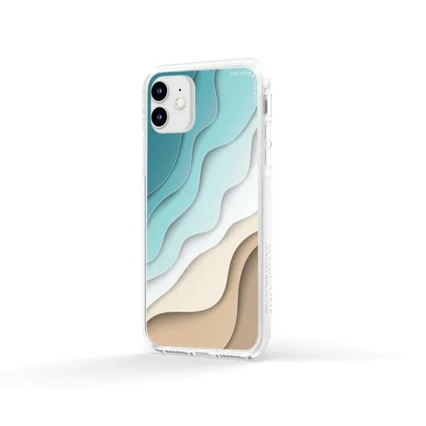 iPhone Case - Abstract Blue Sea And Beach