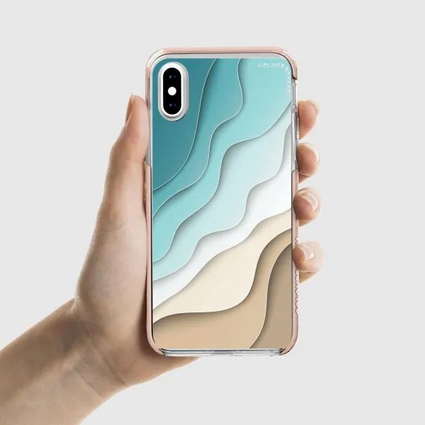 iPhone Case - Abstract Blue Sea And Beach