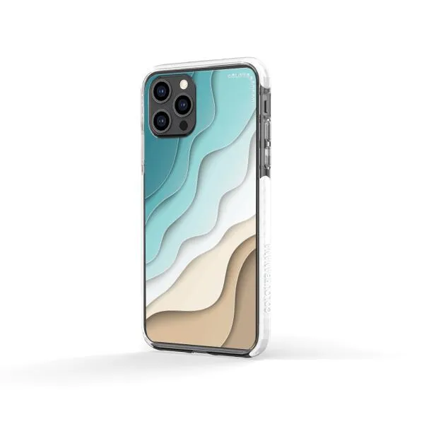 iPhone Case - Abstract Blue Sea And Beach