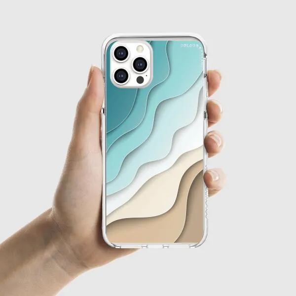 iPhone Case - Abstract Blue Sea And Beach