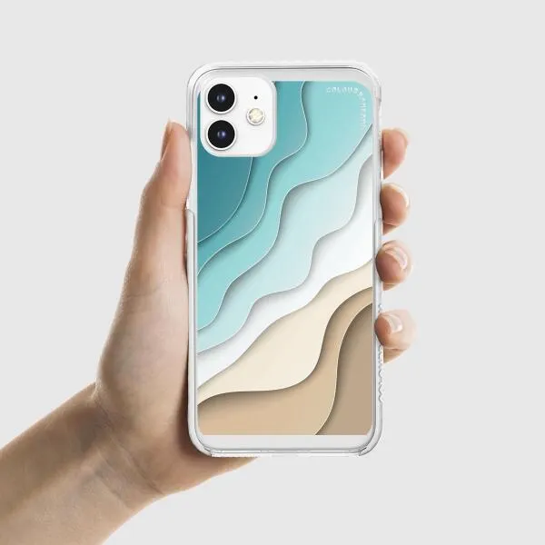 iPhone Case - Abstract Blue Sea And Beach