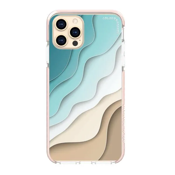 iPhone Case - Abstract Blue Sea And Beach