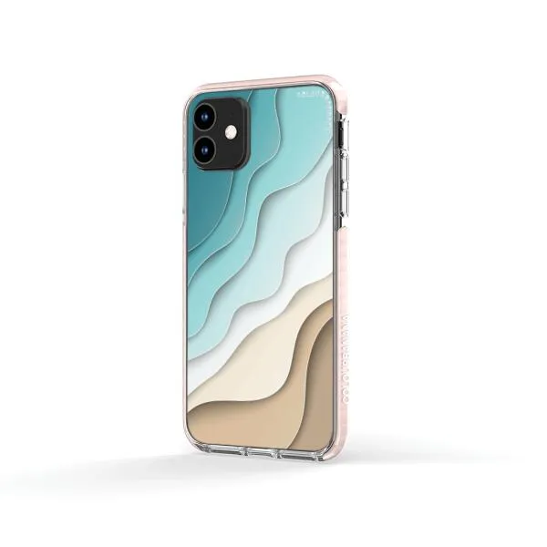 iPhone Case - Abstract Blue Sea And Beach