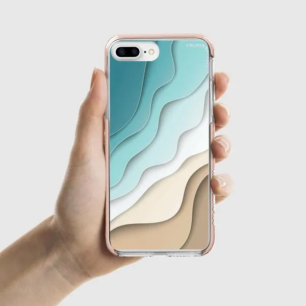 iPhone Case - Abstract Blue Sea And Beach
