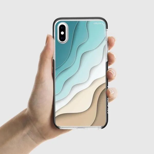 iPhone Case - Abstract Blue Sea And Beach