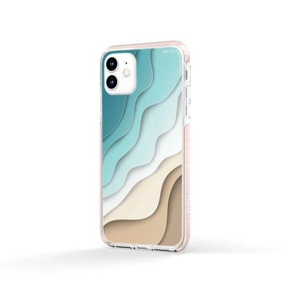 iPhone Case - Abstract Blue Sea And Beach