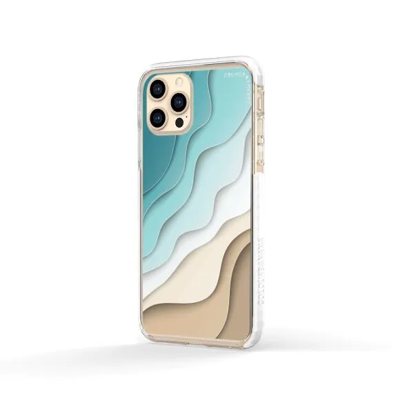 iPhone Case - Abstract Blue Sea And Beach