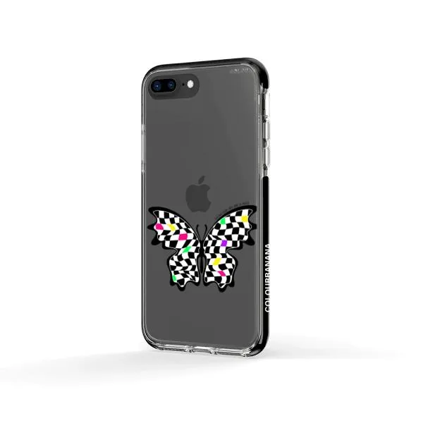 iPhone Case - Checkered Butterfly