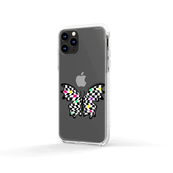iPhone Case - Checkered Butterfly