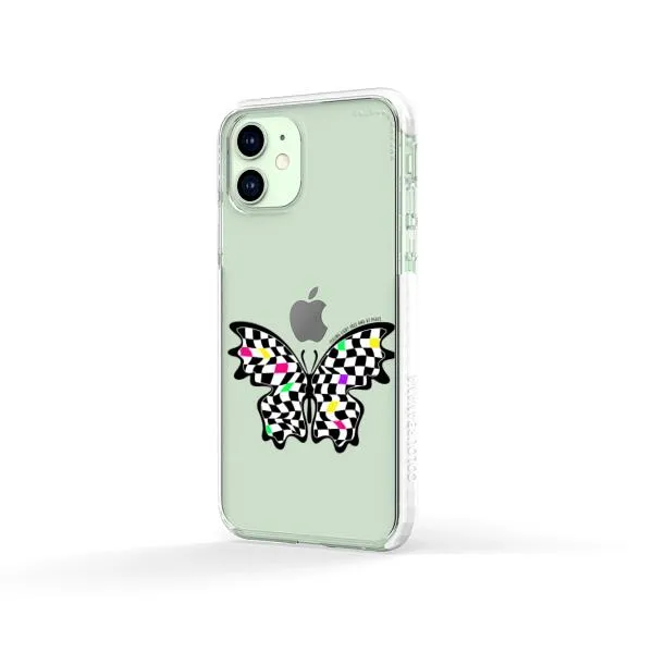 iPhone Case - Checkered Butterfly