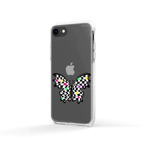 iPhone Case - Checkered Butterfly