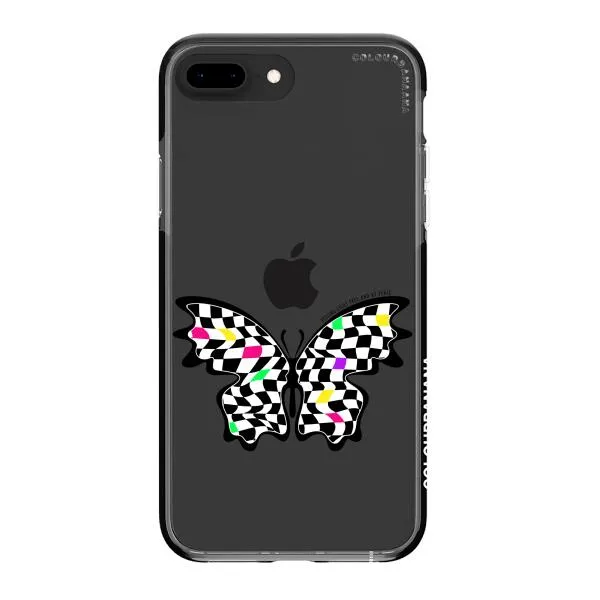 iPhone Case - Checkered Butterfly