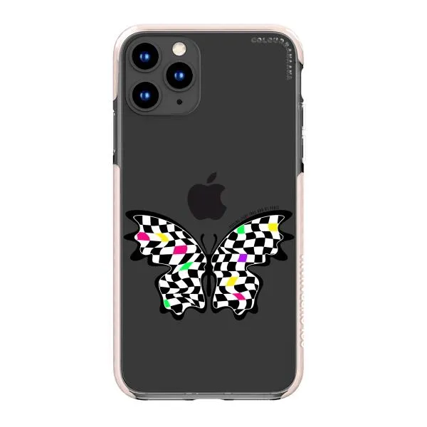 iPhone Case - Checkered Butterfly