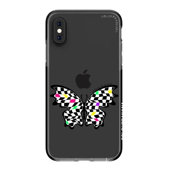 iPhone Case - Checkered Butterfly