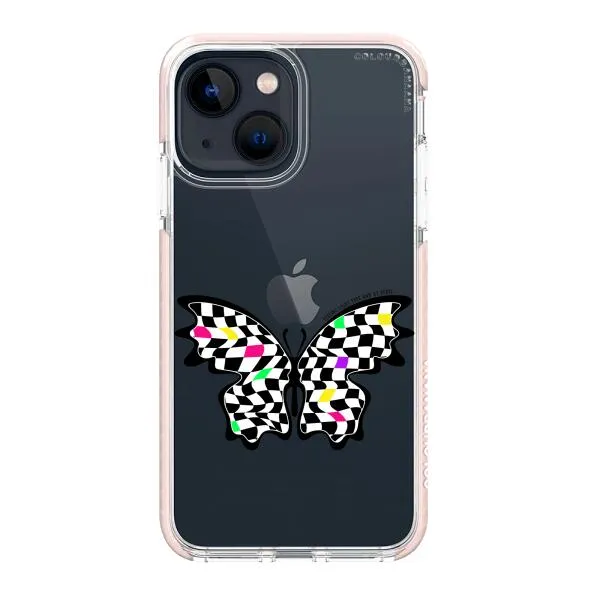 iPhone Case - Checkered Butterfly