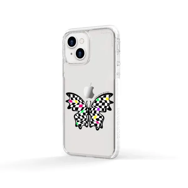 iPhone Case - Checkered Butterfly