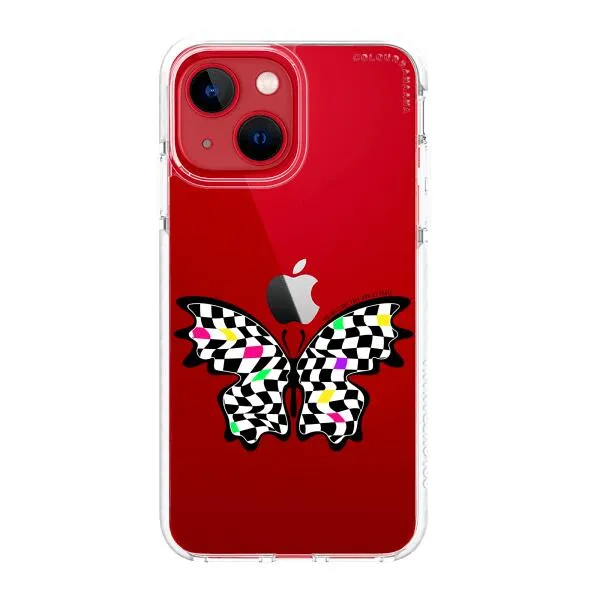 iPhone Case - Checkered Butterfly