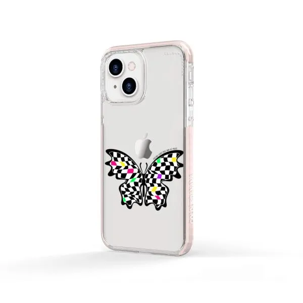 iPhone Case - Checkered Butterfly
