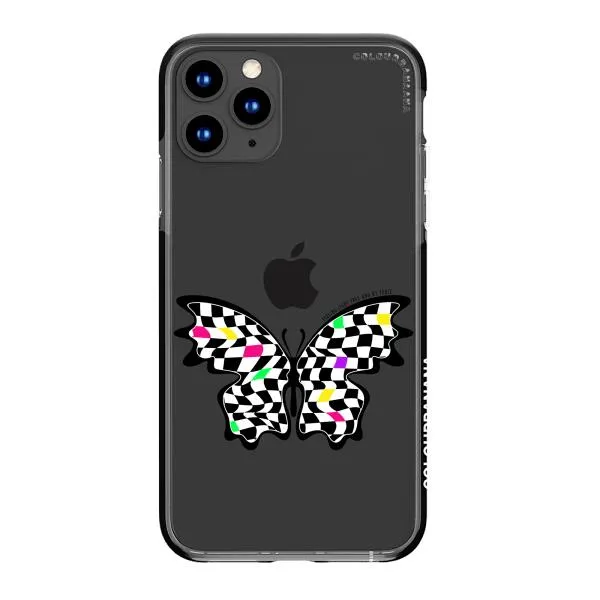iPhone Case - Checkered Butterfly