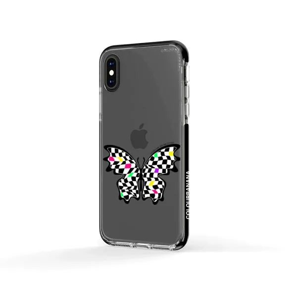 iPhone Case - Checkered Butterfly