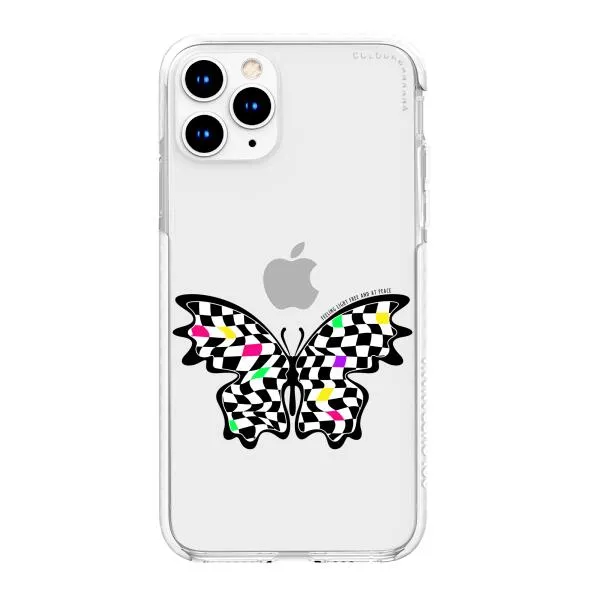 iPhone Case - Checkered Butterfly