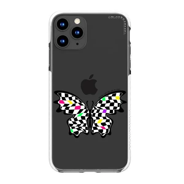iPhone Case - Checkered Butterfly