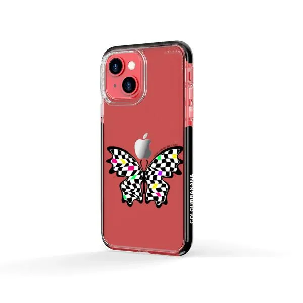 iPhone Case - Checkered Butterfly