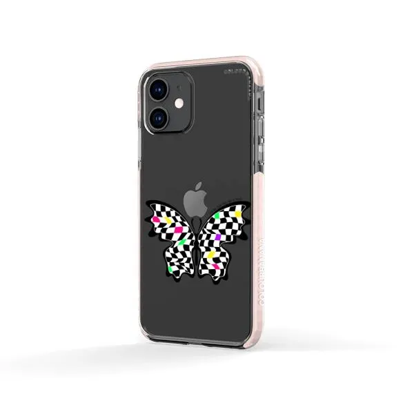 iPhone Case - Checkered Butterfly