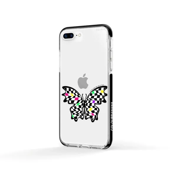iPhone Case - Checkered Butterfly