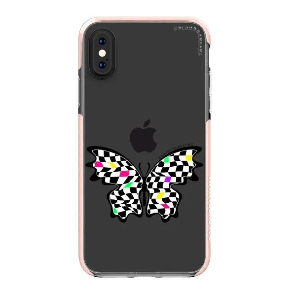 iPhone Case - Checkered Butterfly