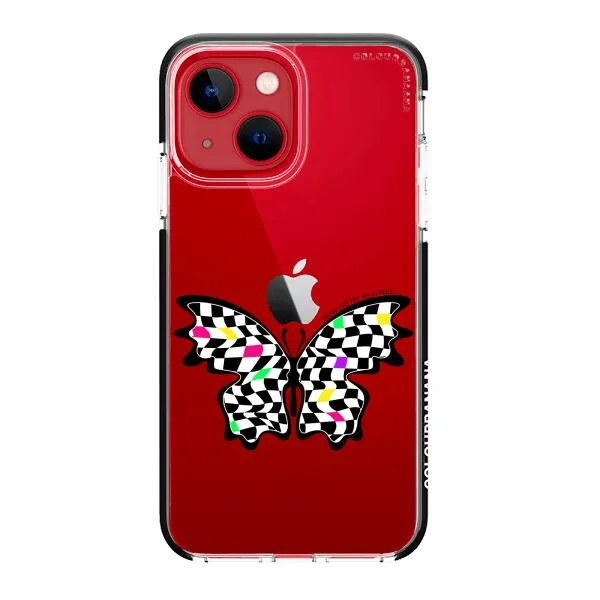 iPhone Case - Checkered Butterfly