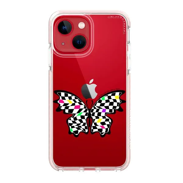 iPhone Case - Checkered Butterfly