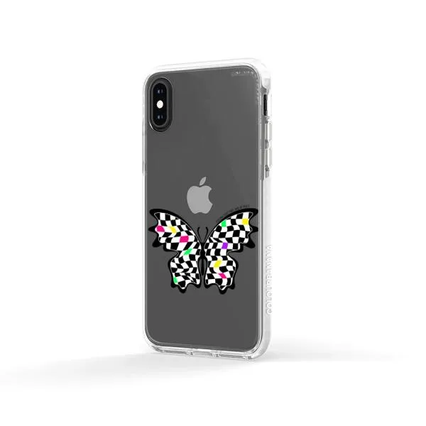 iPhone Case - Checkered Butterfly