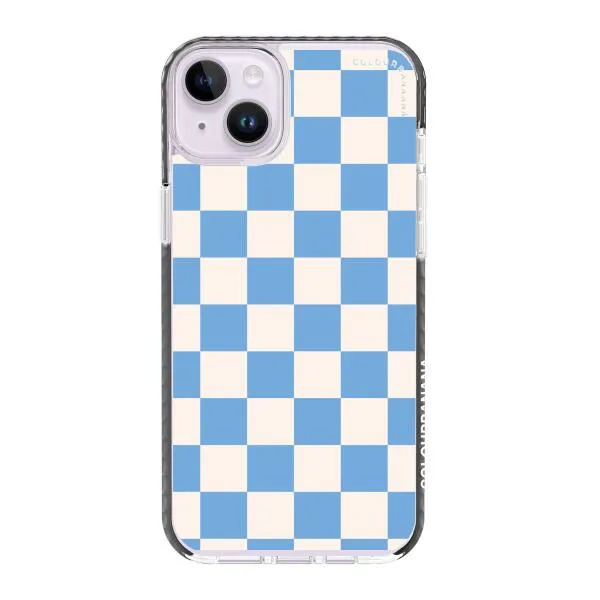 iPhone Case - Cyan Checkered