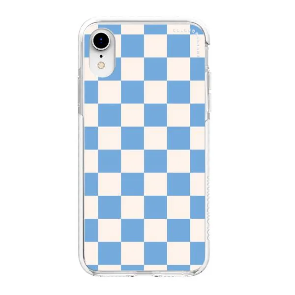 iPhone Case - Cyan Checkered