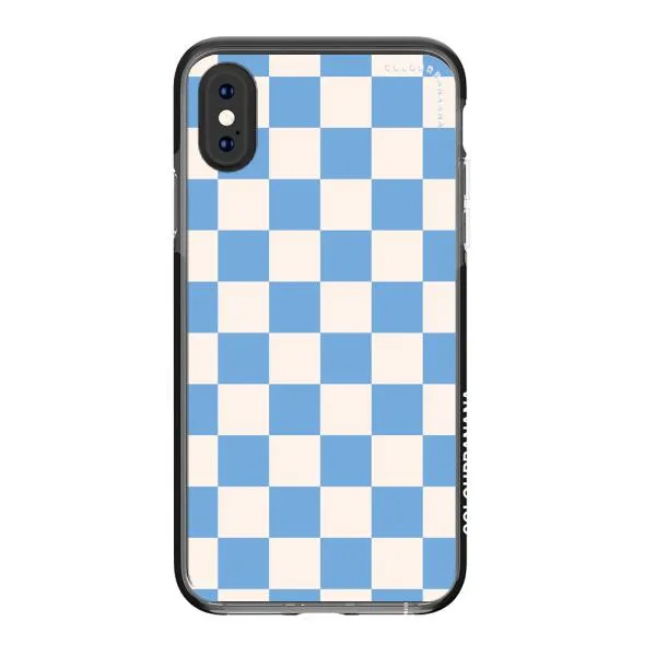 iPhone Case - Cyan Checkered