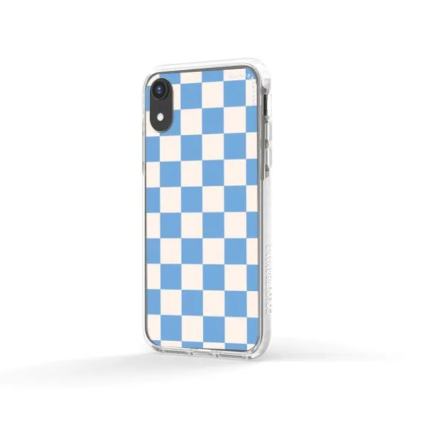 iPhone Case - Cyan Checkered