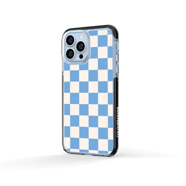 iPhone Case - Cyan Checkered