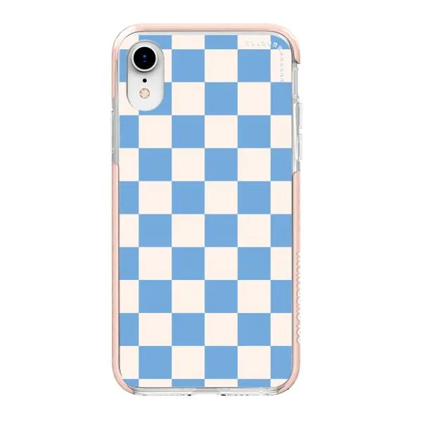 iPhone Case - Cyan Checkered