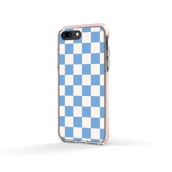 iPhone Case - Cyan Checkered