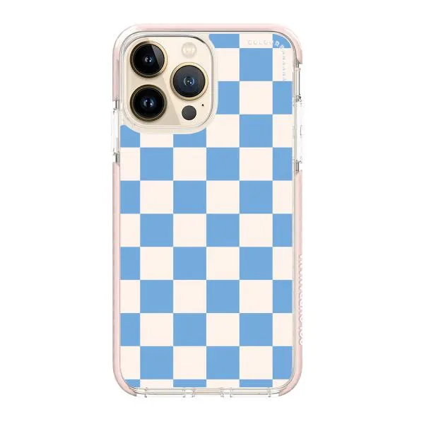 iPhone Case - Cyan Checkered
