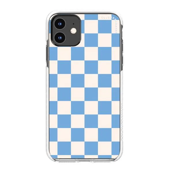 iPhone Case - Cyan Checkered