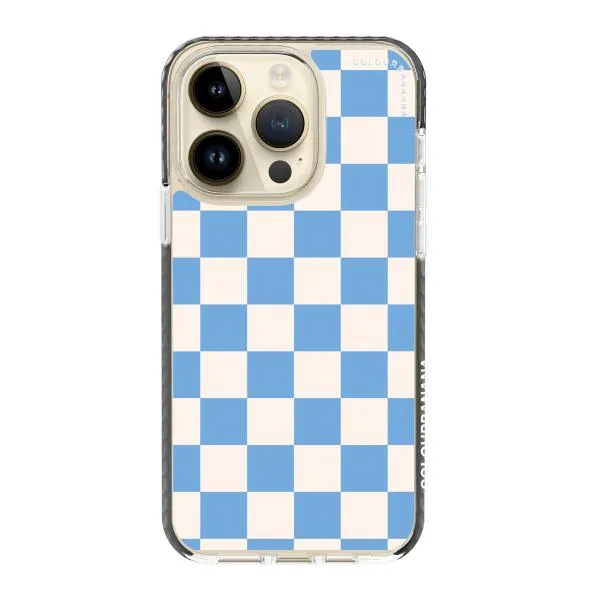 iPhone Case - Cyan Checkered