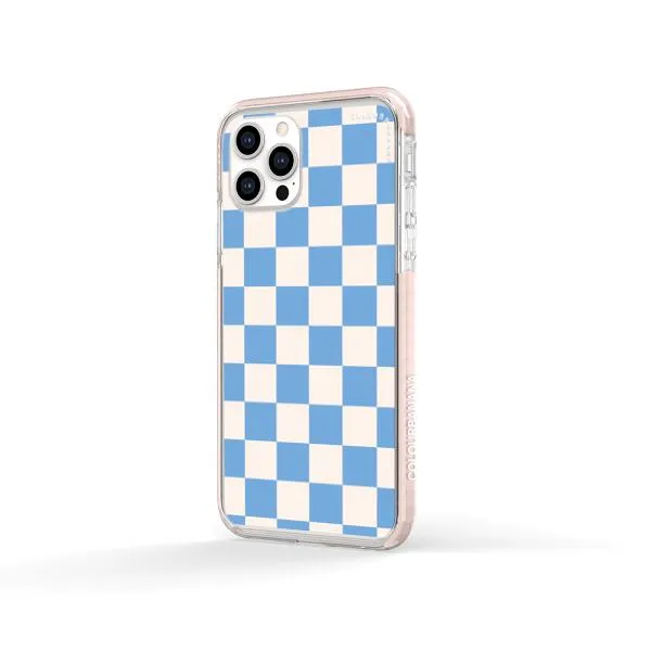 iPhone Case - Cyan Checkered
