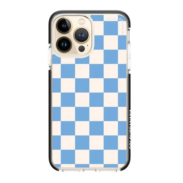 iPhone Case - Cyan Checkered