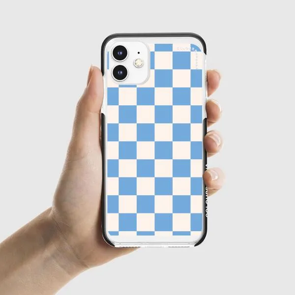 iPhone Case - Cyan Checkered