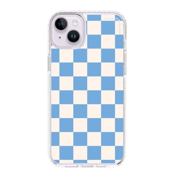 iPhone Case - Cyan Checkered