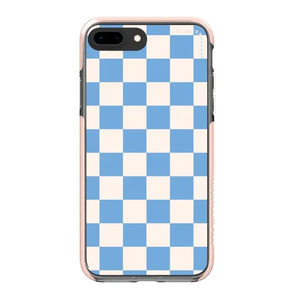 iPhone Case - Cyan Checkered